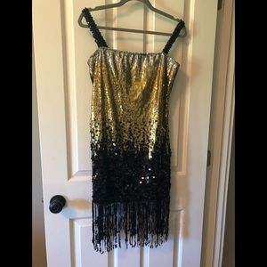 NWOT Flapper Dress Halloween Costume Large